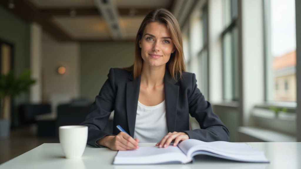 Professionista che pianifica la giornata